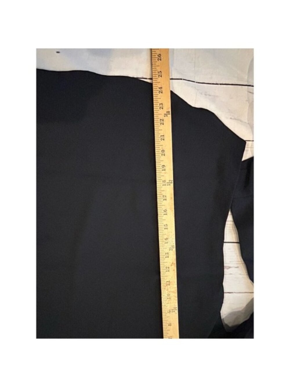 Black V Neck Stain Resistant Shirt - Picture 6 of 7